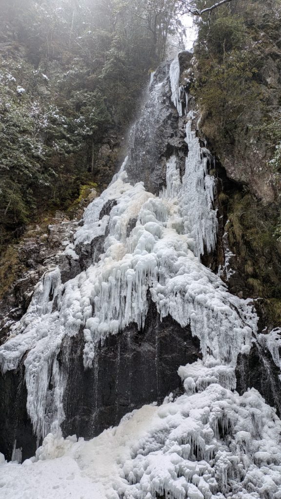 冬限定の絶景を求めて！御船の滝の氷瀑ハイキング