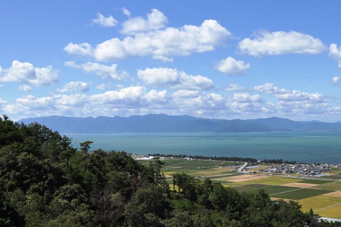 見ごろのシャクナゲと水仙　びわ湖を見渡す比良山縦走